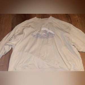 Beige American Eagle Sweatshirt